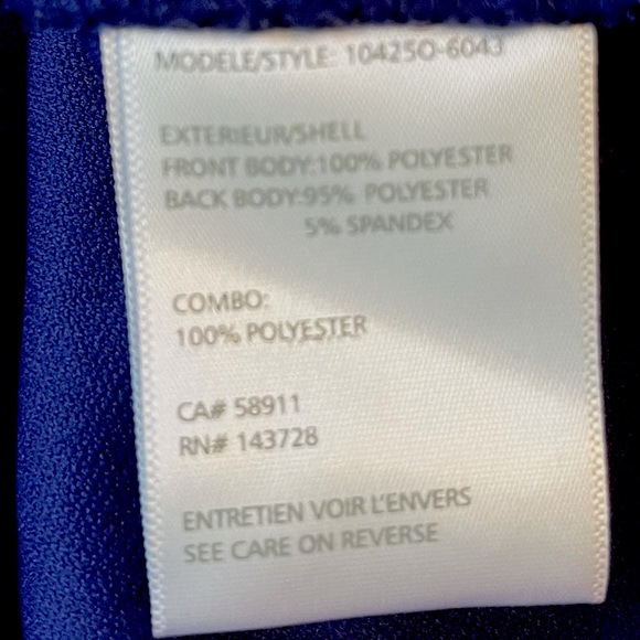 NWOT-Tribal~Dress~Sleeveless-Size 14~Jewel Blue~Sequins - Picture 8 of 8